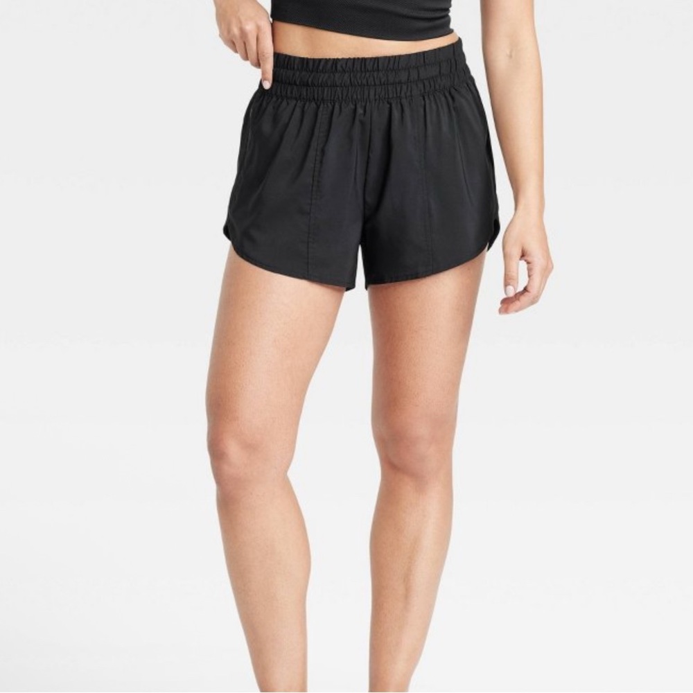 Women's Black Athletic Shorts